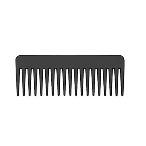 Wide spiked hair comb